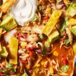 Crockpot Chicken Tortilla Soup