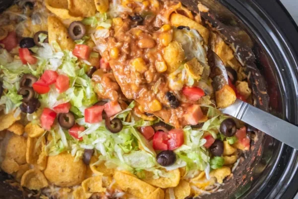 Crockpot Taco Casserole