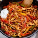 Easy Crockpot Chicken Fajitas