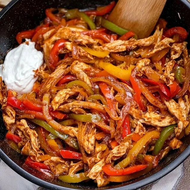 Easy Crockpot Chicken Fajitas