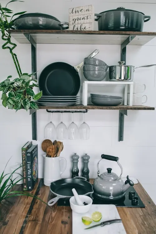 Vanessa's kitchen setup
