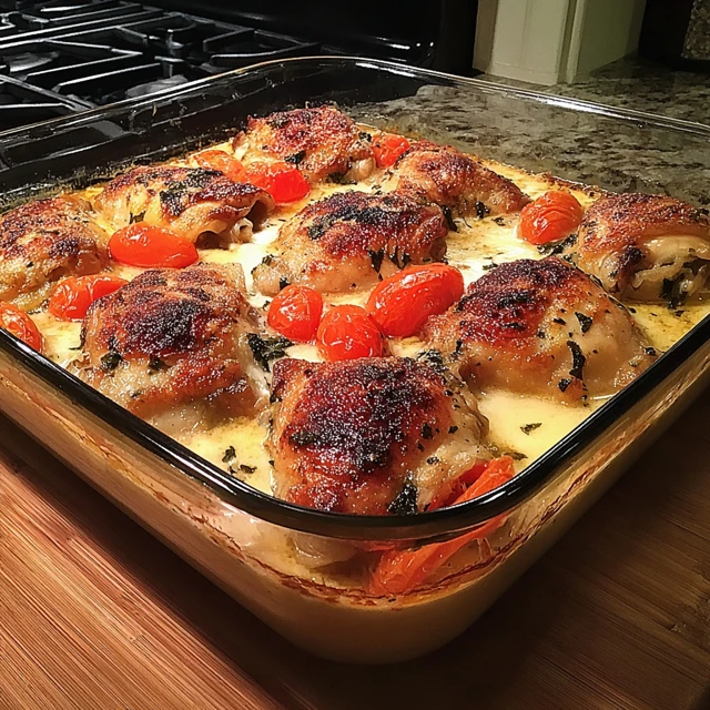 Baked Ranch Chicken Thighs