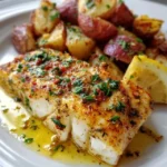 Baked Old Bay Garlic Butter Cod