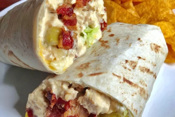 Crispy Chicken Bacon Ranch Wrap