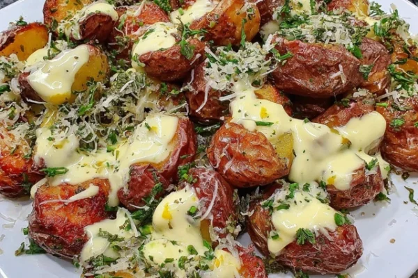 Garlic Herb Roasted Potatoes