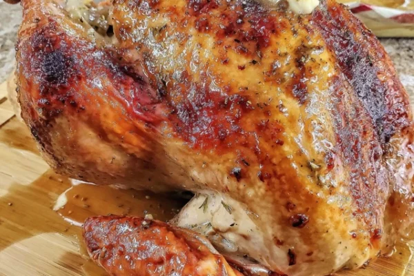 Maple Butter Glazed Turkey: Sweet & Savory Holiday Dinner