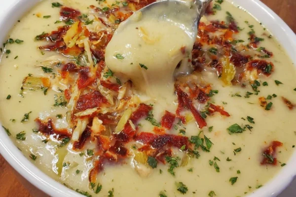 Roasted Celery and Potato Soup