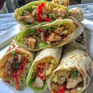 Sweet Chili Chicken Wraps