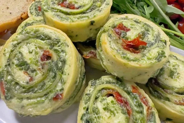 Classic Spinach Dip Pinwheels