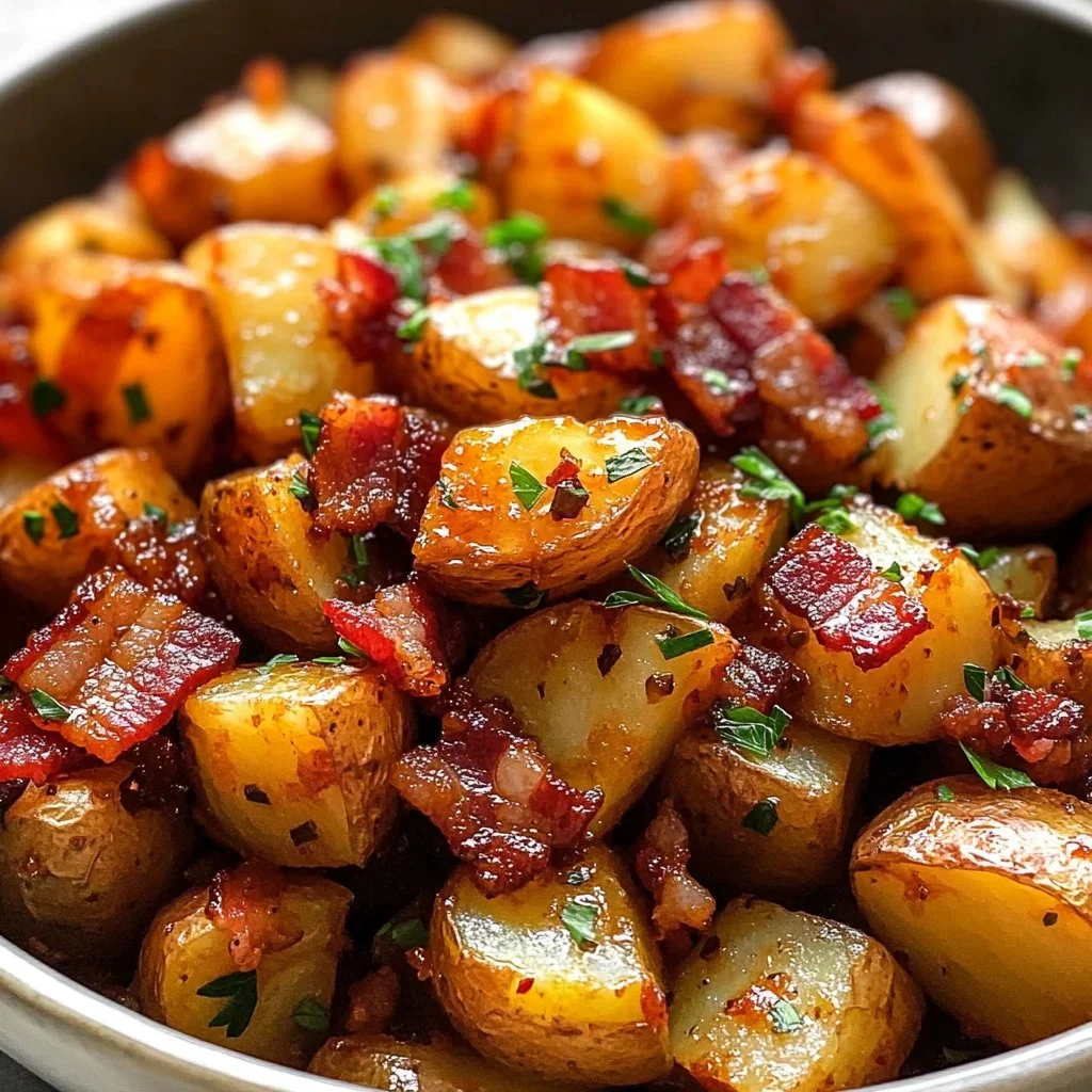 Crispy Honey Roasted Potatoes