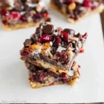Dark Chocolate Cranberry Magic Bars