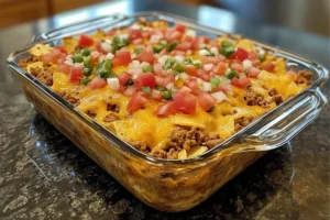 Easy Loaded Taco Beef Casserole That Wins Dinner Every Time