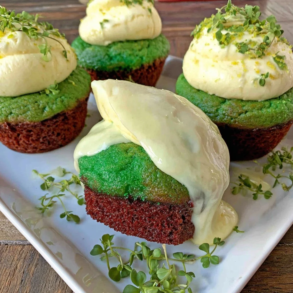 Green Velvet Cupcakes