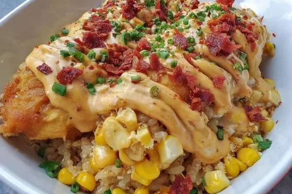 Irresistible Street Corn Chicken Rice Bowl Recipe for Easy Feasts