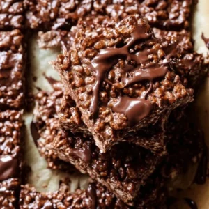 Valentine&rsquo;s Day Chocolate Crispy Treats
