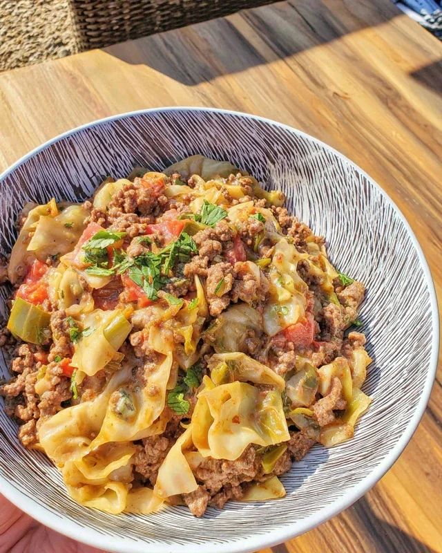 30-Minute Skillet Cabbage & Ground Beef Dinner