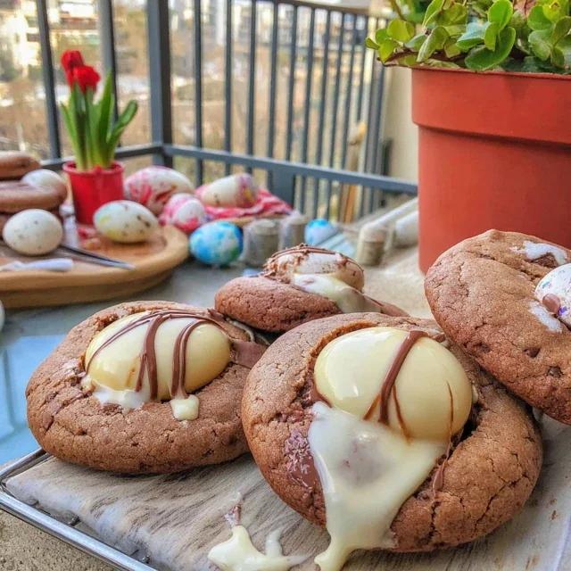 Cadbury Egg Cookies