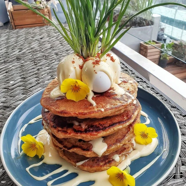 Carrot Cake Pancakes Easter Brunch