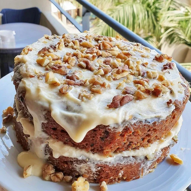 Carrot Cake With Cream Cheese Frosting