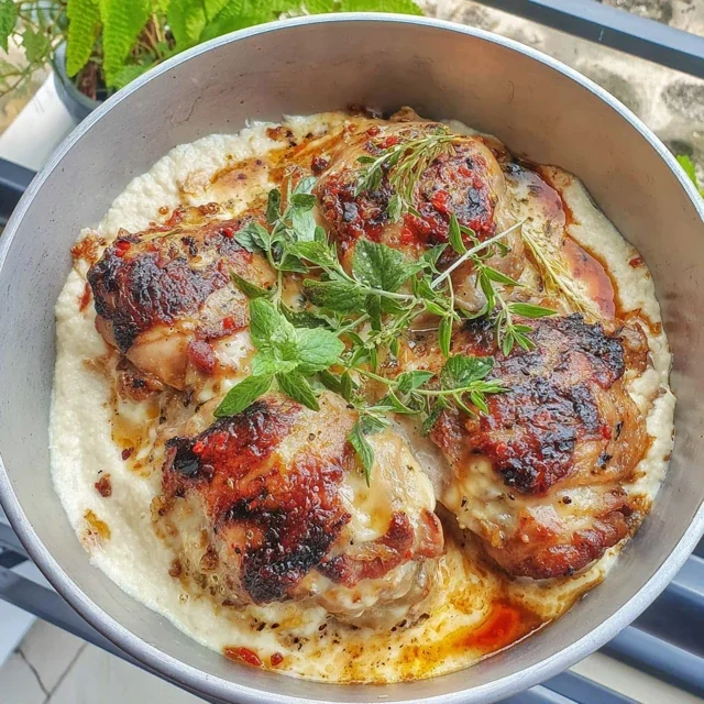 Creamy Garlic Butter Chicken Thighs