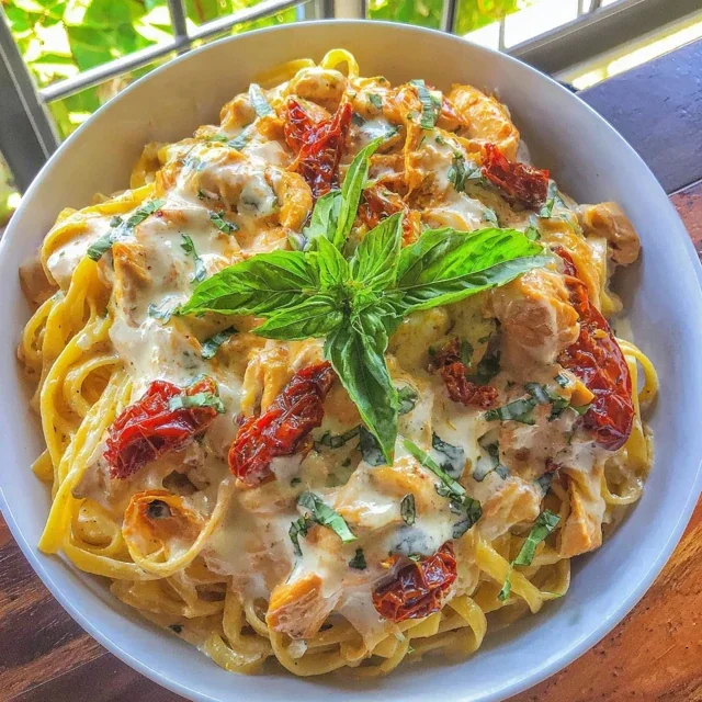 Creamy Sun-Dried Tomato Chicken Pasta