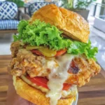 Crispy Air Fryer Chicken Sandwich