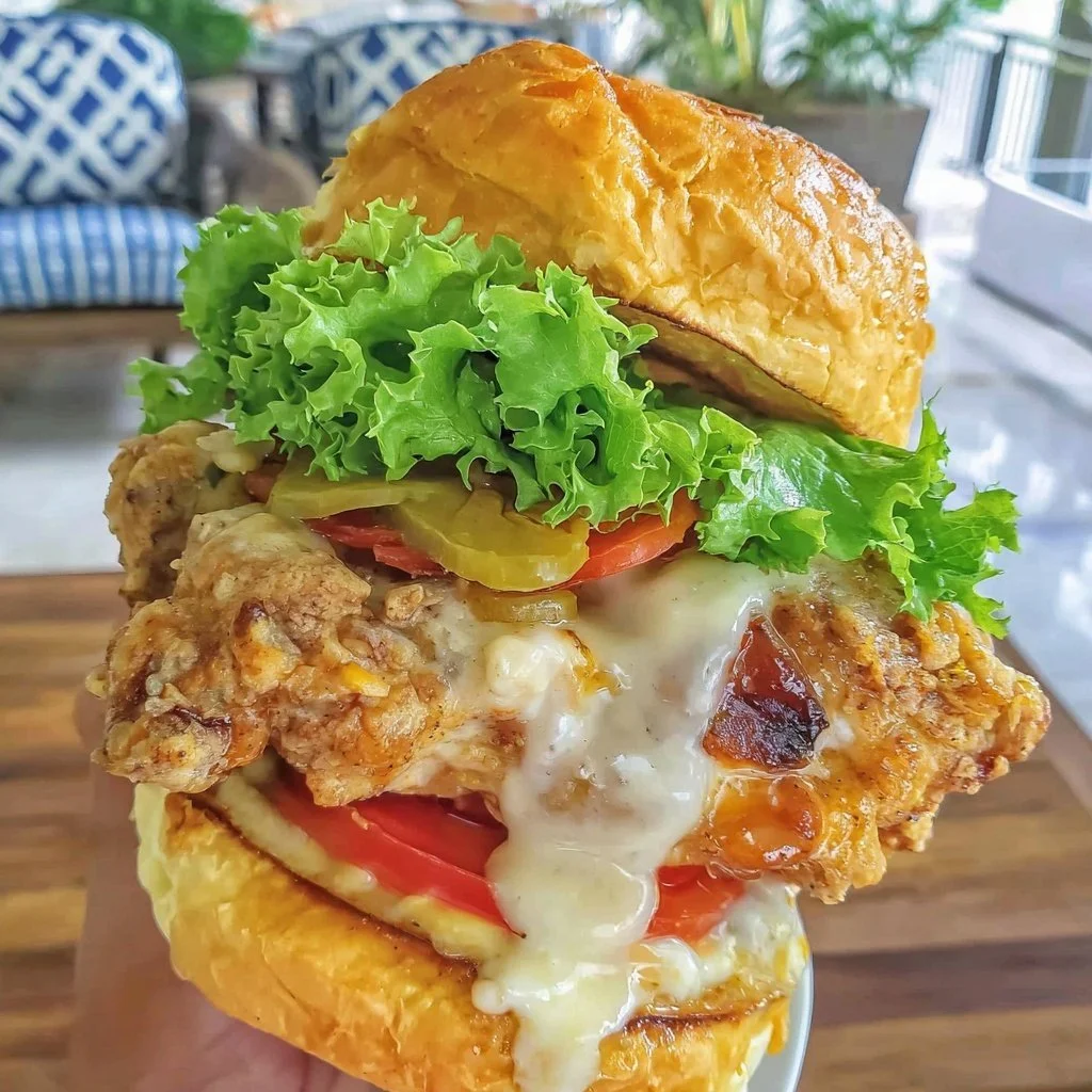 Crispy Air Fryer Chicken Sandwich