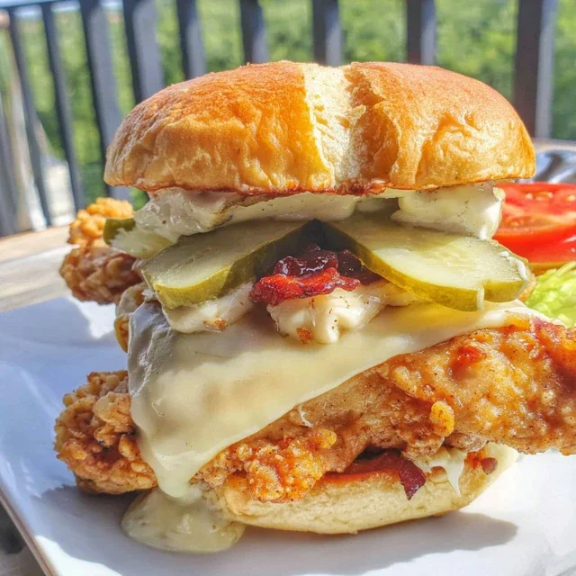 Crispy Air Fryer Chicken Sandwich