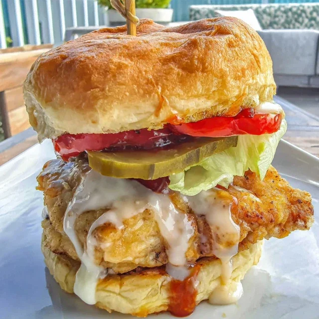 Crispy Air Fryer Chicken Sandwich