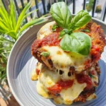 Crispy Air Fryer Eggplant Parmesan