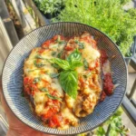 Easy Crockpot Eggplant Parmesan