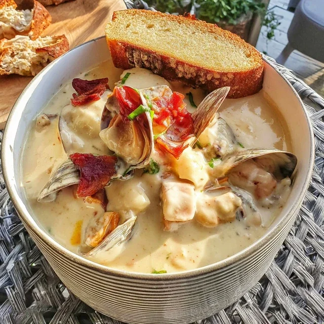 Easy Instant Pot Clam Chowder Recipe