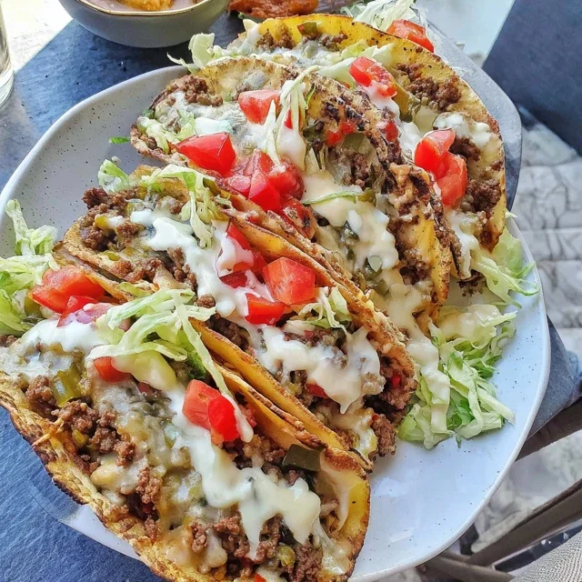 Ground Beef Tacos Homemade