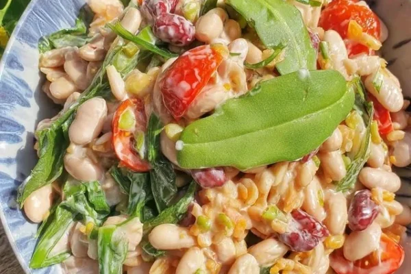 High-Fiber Bean Salad That Keeps You Full For Hours