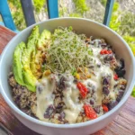 High-Fibre Black Bean and Quinoa Bowl