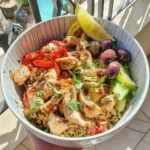 High-Protein Mediterranean Chicken Bowl
