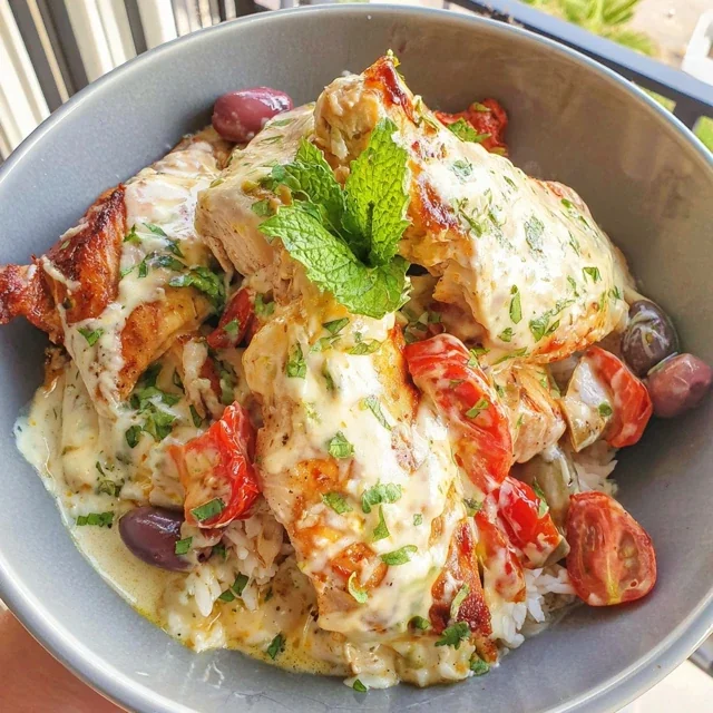 High-Protein Mediterranean Chicken Bowl