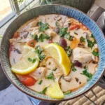 Instant Pot Mediterranean Lemon Chicken Soup