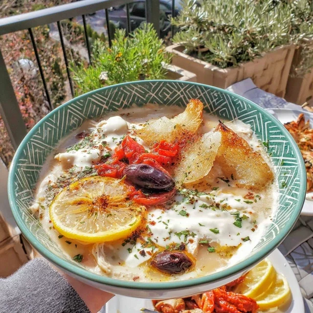 Instant Pot Mediterranean Lemon Chicken Soup