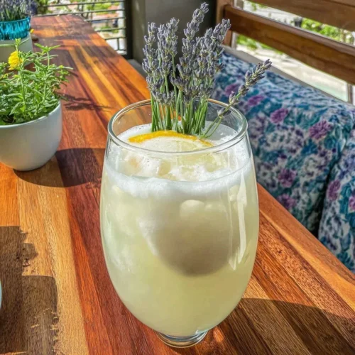 Lavender Lemonade Sparkling Mocktail
