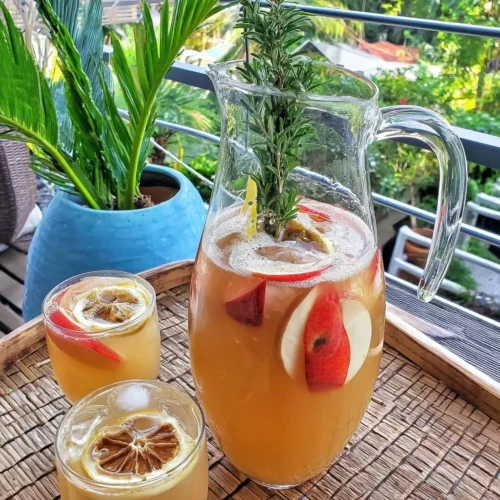 Peach Ginger Sparkling Punch