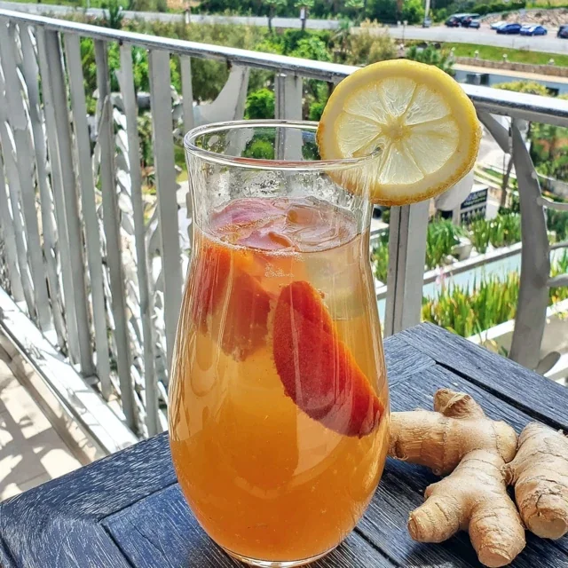 Peach Ginger Sparkling Punch