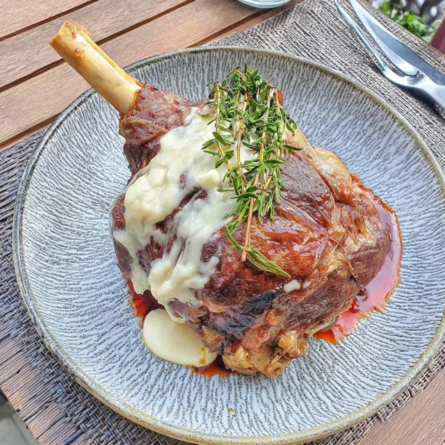 Roasted Lamb Leg With Herbs