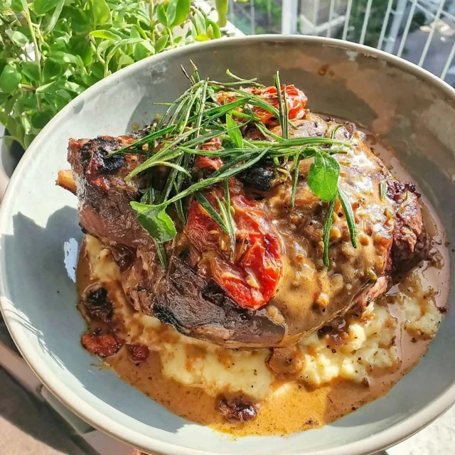 Roasted Lamb Leg With Herbs