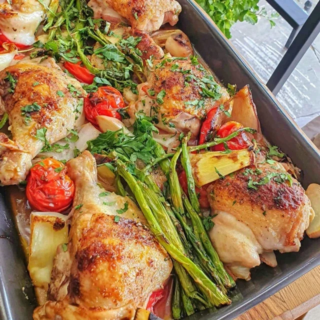 Sheet Pan Chicken And Vegetables