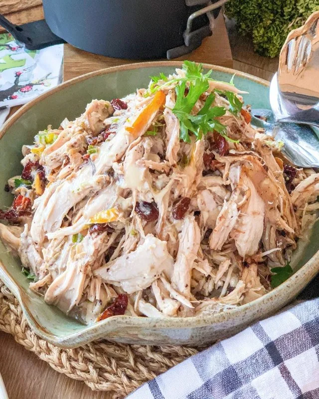 The Best Crockpot Shredded Chicken