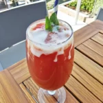 Watermelon Mint Sparkling Mocktail