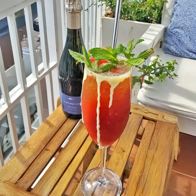 Watermelon Mint Sparkling Mocktail