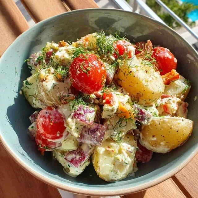 Authentic Greek Potato Salad Recipe
