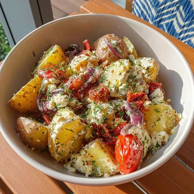 Authentic Greek Potato Salad Recipe